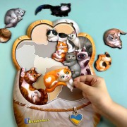 Дерев'яний пазл-вкладиш