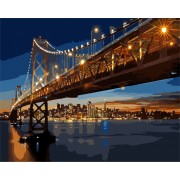 Картина по номерам Brushme Ночной Сан-Франциско GX8127