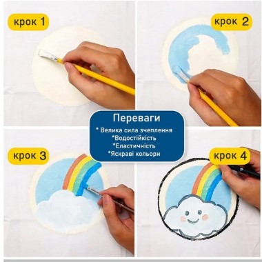 Набор акриловых красок для текстиля Art rangers PA50.12012, 12 цветов Набор акриловых красок для текстиля Art rangers PA50.12012, 12 цветов