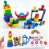 Деревянная игрушка "Радуга-балансир" C15025, 27 разноцветных фигур