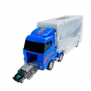 Детский трейлер с машинками PS006-3 в наборе 6 машинок