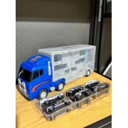 Детский трейлер с машинками PS006-3 в наборе 6 машинок