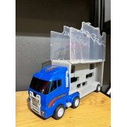 Детский трейлер с машинками PS006-3 в наборе 6 машинок