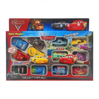 Игровой набор инерционных машинок "Тачки" 757-8