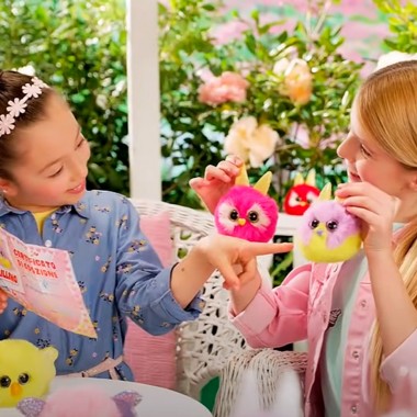 Мягкая коллекционная игрушка-сюрприз Зайчики и птички #sbabam T082-2019 серия Doki Doki