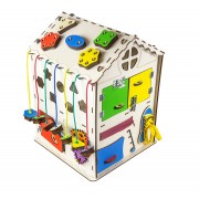 Будинок великий розвивальний. Бізіборд B009 з підсвічуванням