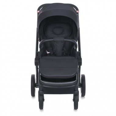 Коляска дитяча універсальна 2 в 1 PERSONA ME 1091-B Black Art