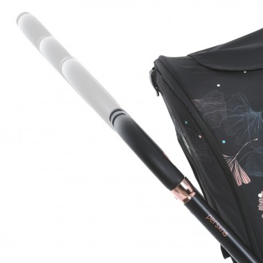 Коляска дитяча універсальна 2 в 1 PERSONA ME 1091-B Black Art