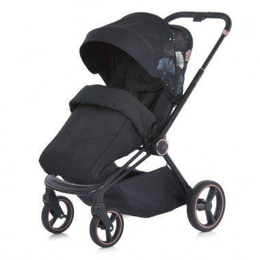 Коляска дитяча універсальна 2 в 1 PERSONA ME 1091-B Black Art
