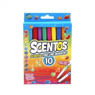 Набор ароматных маркеров с пером для рисования 40720, 10 цветов