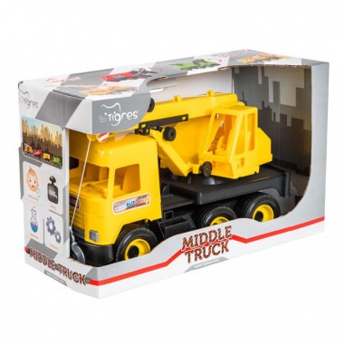 Игрушечный авто кран Middle truck 39491 со стрелой