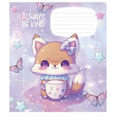Зошит учнівський "Anime friends" 012-3265K-2 в клітинку, 12 аркушів