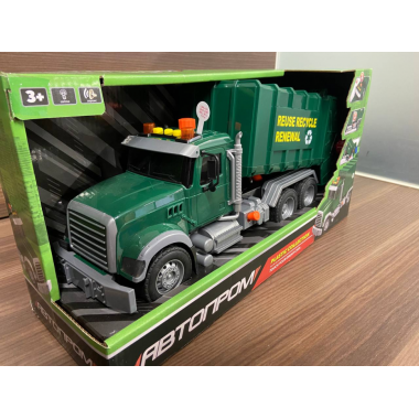 Игрушечная машинка Мусоровоз 7974 АВТОПРОМ со звуковыми эффектами