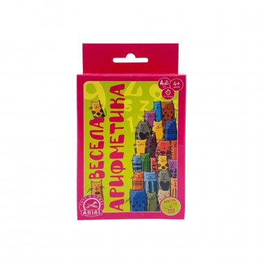 Настольная карточная игра Веселая арифметика Arial 320107