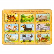 Деревянный пазл-сортер