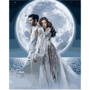 Картина по номерам Идейка Люди Под лунным сиянием 40*50см KHO4552