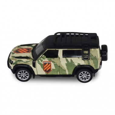 Автомодель серии Шевроны Героев Land Rover Defender 110 3 ОШБр TechnoDrive 250363M2 масштаб 1:39