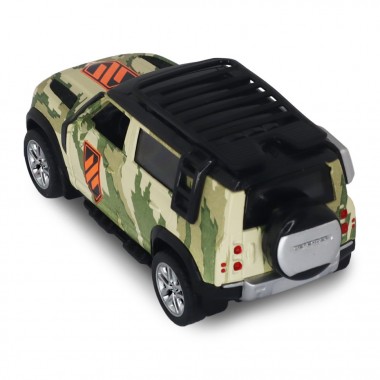 Автомодель серии Шевроны Героев Land Rover Defender 110 3 ОШБр TechnoDrive 250363M2 масштаб 1:39