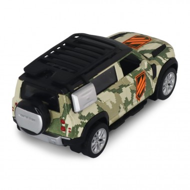 Автомодель серии Шевроны Героев Land Rover Defender 110 3 ОШБр TechnoDrive 250363M2 масштаб 1:39