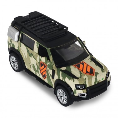 Автомодель серии Шевроны Героев Land Rover Defender 110 3 ОШБр TechnoDrive 250363M2 масштаб 1:39
