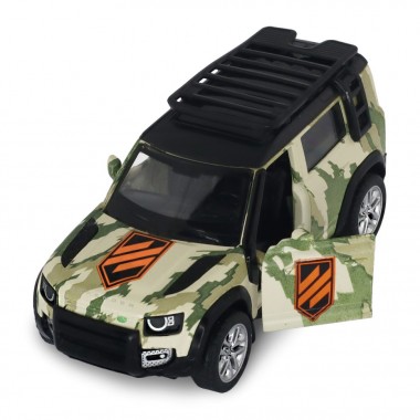 Автомодель серии Шевроны Героев Land Rover Defender 110 3 ОШБр TechnoDrive 250363M2 масштаб 1:39