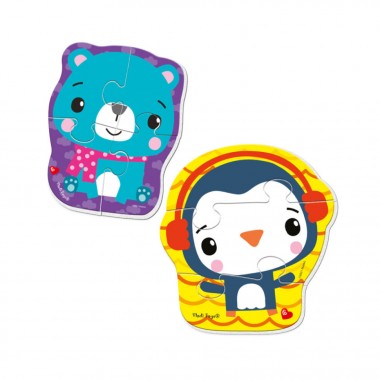 Магнітні бебі пазли "Ведмідь та Пінгвін" Vladi Toys VT3208-15