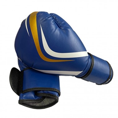 Перчатки боксерские Fight Gear Team Club NE-BOX-BF-12-BL, 12 oz, синий