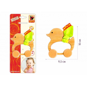 Деревянная каталка Уточка Macik МС 061102-02