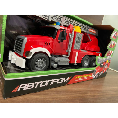 Игрушечная машинка Пожарная 7977 АВТОПРОМ со звуковыми эффектами