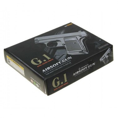 Детский пистолет COLT 1908 Galaxy G1 Металл, черный