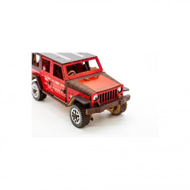 Деревянный 3D конструктор Джип Wrangler Арт-25162, 162 детали
