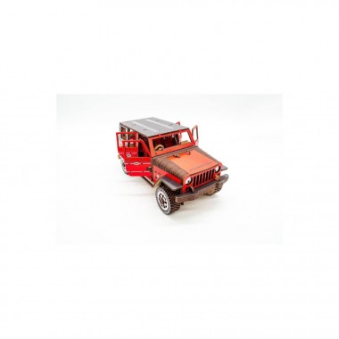 Деревянный 3D конструктор Джип Wrangler Арт-25162, 162 детали