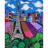 Картина по номерам Идейка Букет Облака в Париже 40*50см KHO2165