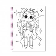 Детская раскраска с карандашами