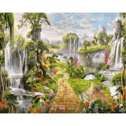 Картина по номерам Brushme Город водопадов GX29364