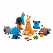 Меганабір самозатвердіючого пластиліну Австралійські Тварини ЛІПАКА 15027-UA01