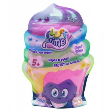 Ігрова в'язка маса "Fluffy Slime" FLS-02-01U пакет 500 г