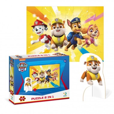 Дитячі Пазли Paw Patrol "Відчайдушна четвірка" DoDo 200164 60 елементів, з фігуркою