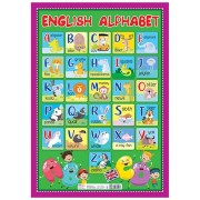 Учебный плакат Английский алфавит печатный 10104246 формат 50 х 70 см