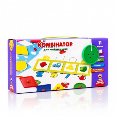Игра Vladi Toys с пуговицами Комбинатор для самых маленьких VT2905-06 (укр)