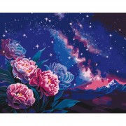 Картина по номерам Ночные цветы Brushme BS53563 40х50 см