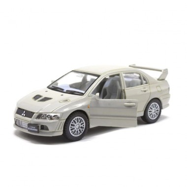 Коллекционная машинка "Mitsubishi Evolution VII" KT5052W(Silver) масштаб 1:42