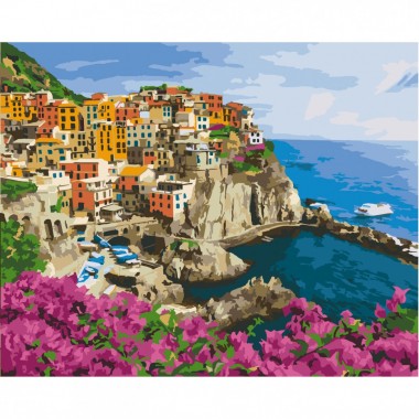 Картина за номерами "Чінкве-Терре. Італія" Art Craft 11231-AC 40х50 см