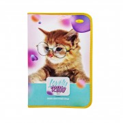 Папка для ручної праці А4 ПР-01 на блискавці Lovely kitty