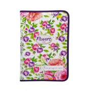 Папка для ручної праці А4 ПР-01 на блискавці Flowers time