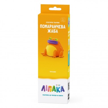 Набір самозатвердіючого пластиліну Екзотичні тварини Жаба ЛІПАКА 30124-UA01 Набір самозатвердіючого пластиліну Екзотичні тварини Жаба ЛІПАКА 30124-UA01