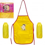 Фартук детский с нарукавниками для девочек CR5530(Yellow) 54х37 см (91392)