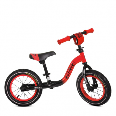 Біговел дитячий Profi Kids ML1201A-1 Червоно-чорний, 12 дюймів