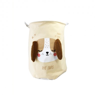 Корзина для игрушек и белья Big ears Собачка MGZ-1009(Biege) 50 х 40 см
