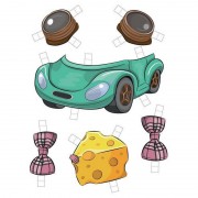 Детский набор творчества Объемные аппликации